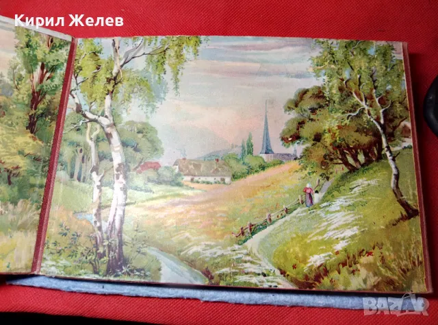 Стар ХУДОЖЕСТВЕН АЛБУМ ДИПЛЯНКА с МНОГО ЦВЕТНИ РЕПРОДУКЦИИ ЛИТОГРАФИИ на КЛАСИЧЕСКИ КАРТИНИ 47608, снимка 13 - Картини - 47920359