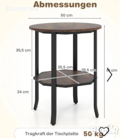 Помощна масичка, снимка 6 - Маси - 53508607