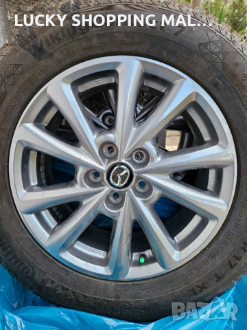 Гуми Continental Viking Contact 7 и джанти 17 5х114.3 Mazda, снимка 6 - Гуми и джанти - 52482692