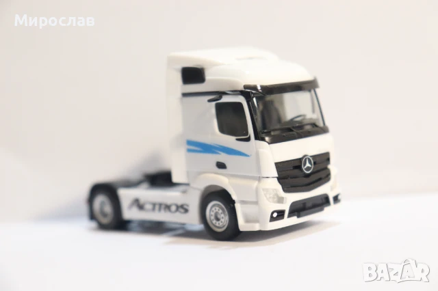HERPА H0 1/87 MERCEDES ACTROS ВЛЕКАЧ КАМИОН МОДЕЛ, снимка 6 - Колекции - 50756292