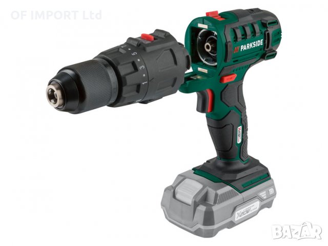 НОВО Aкумулаторен Комбиниран Инструмент PARKSIDE 4в1, снимка 7 - Винтоверти - 35555008