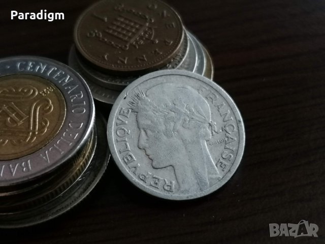 Mонета - Франция - 1 франк | 1945г., снимка 2 - Нумизматика и бонистика - 35106400