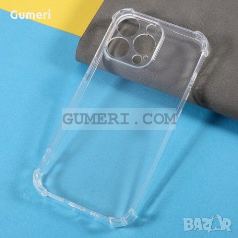 Apple iPhone 13 Pro Max - Силиконов Гръб Air със Защита за Камерата - Прозрачен, снимка 3 - Калъфи, кейсове - 34808557