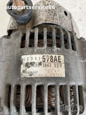 Алтернатор Denso за Jeep Cherokee 2.8 CRD (2005) 56041578AE, снимка 2 - Части - 53569431