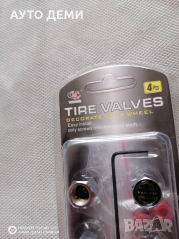 Висококачественни капачки за вентили винтили на гуми с емблеми на Волво Volvo за кола автомобил джип, снимка 6 - Аксесоари и консумативи - 33655344