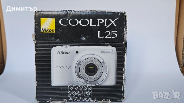 дигитален фотоапарат Nikon Coolpix L25 10mp digital photo camera 5x wide zoom 