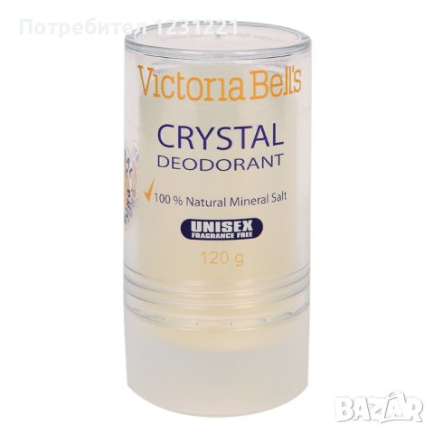 Кристален дезодорант Victoria Bell’s, снимка 3 - Козметика за тяло - 43465612
