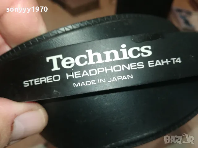 TECHNICS EAH-T4 STEREO HEADPHONES-MADE IN JAPAN-ВНОС SWISS 2404251049, снимка 5 - Слушалки и портативни колонки - 50017204