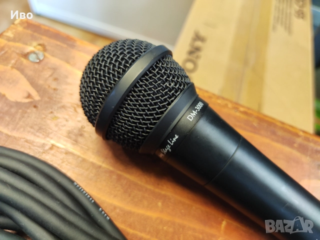 Професионален микрофон IMG Stageline DM-3000 В отлично техническо и визуално състояние., снимка 4 - Микрофони - 52005635