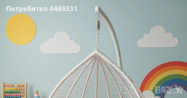 Градинска висяща люлка тип гнездо,яйце–Промоция! , снимка 4 - Дивани и мека мебел - 52359464