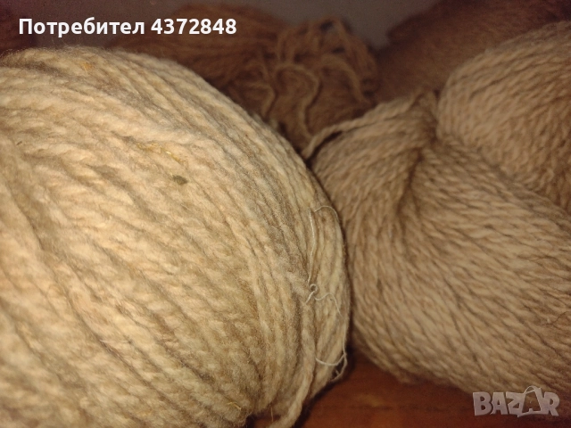 100% домашна вълнена прежда за плетене , снимка 5 - Други - 49282652