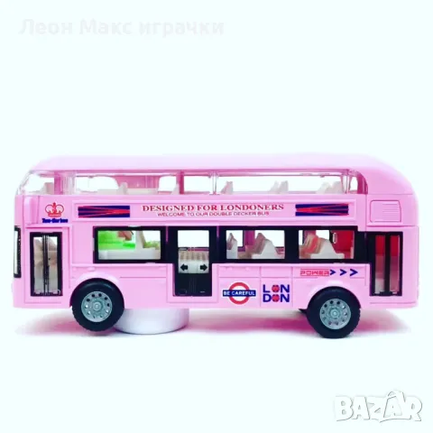 Двуетажен Автобус със светлини и звуци , снимка 4 - Коли, камиони, мотори, писти - 48349774