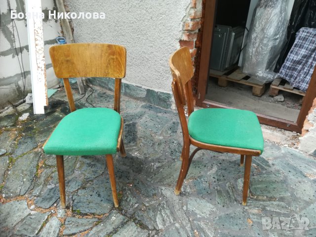 Ретро столове и табуретки от 70те и 80те, снимка 4 - Столове - 40409356