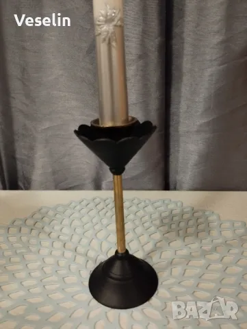 Метален свещник , снимка 1
