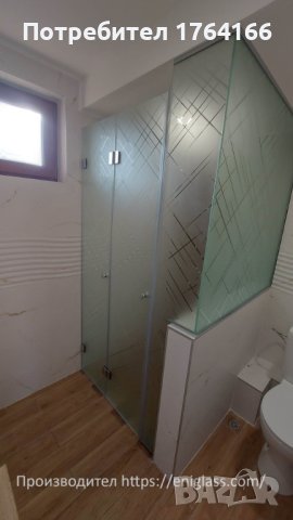 душ кабина с орнаментно  закалено стъкло, снимка 7 - Душ кабини и вани - 43724582