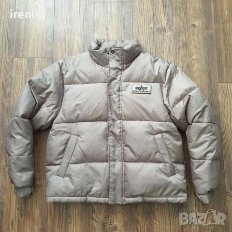 Страхотно мъжко пухено яке ALPHA INDUSTRIES размер L , пух и пера 