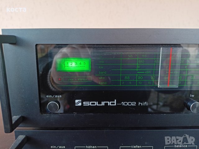 усилвател и тунер Sound 1003-1002, снимка 5 - Ресийвъри, усилватели, смесителни пултове - 36657353