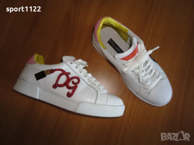 N37 Dolce&Gabbana/естествена кожа/дамски кецове, снимка 7 - Маратонки - 49357686