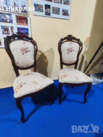 Много красиви 2 броя Барокови столове, снимка 2 - Столове - 42956503