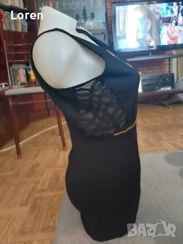 💋H@M💋Рокля със златисти капси , снимка 5 - Рокли - 50391692