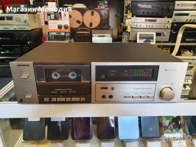 Касетен дек Universum 3030 В отлично техническо състояние, много добър външен вид., снимка 2 - Декове - 49430444