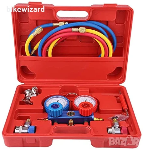 KATSU Tools R134a Комплект за зареждане на климатик НОВО ЧЕТЕТЕ ОПИСАНИЕТО, снимка 1
