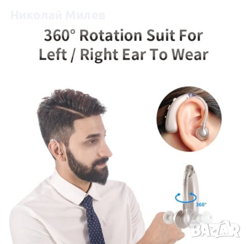 Слухов апарат с акумулатор, снимка 9 - Слухови апарати - 43165357