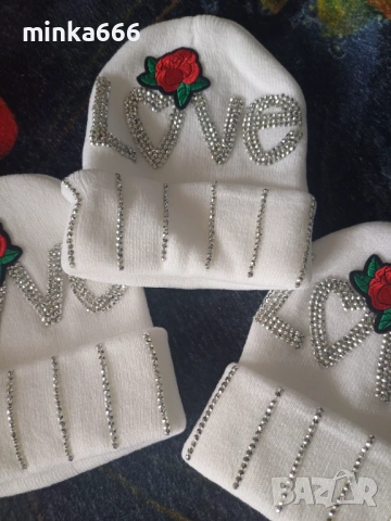 Шапка за Св.Валентин, снимка 2 - Шапки - 53196016