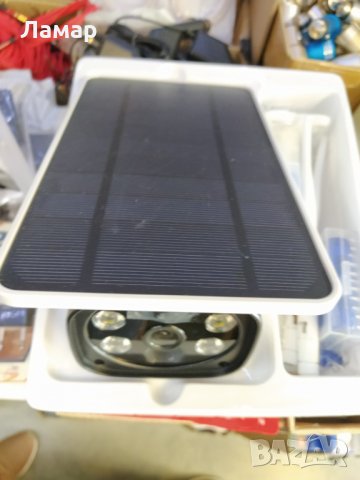 Соларна напълно безжична водоустойчива камера FULL HD 1080P WI FI 2MP с LED осветяване и 4x увелич, снимка 6 - IP камери - 32401956
