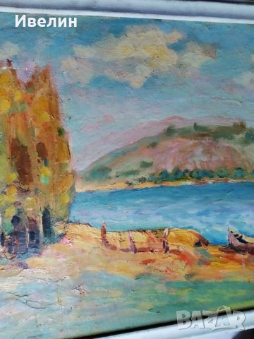 стара картина-пейзаж, снимка 4 - Картини - 26240469