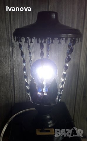 Ретро нощна лампа, снимка 3 - Настолни лампи - 37351905