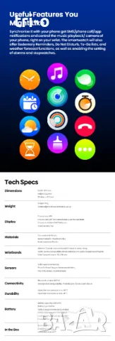 Zeblaze Btalk 3 Plus Унисекс смарт часовник 1.39’’ голям HD цветен дисплей, снимка 7 - Смарт часовници - 48424307