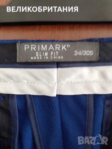 Мъжки панталон на  PRIMARK LONDON  1016, снимка 3 - Панталони - 37301858