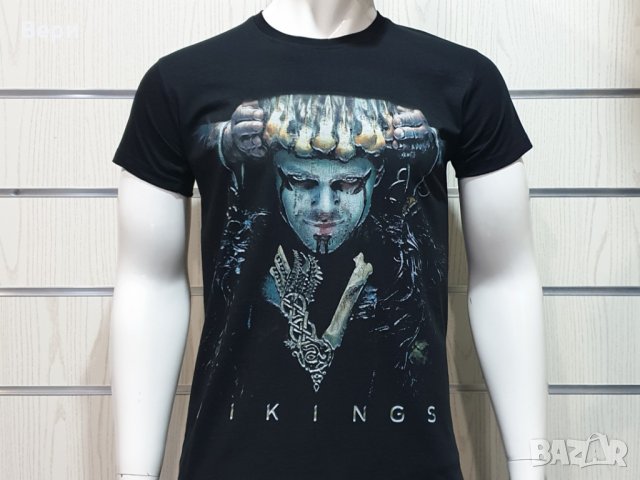 Нова мъжка тениска с дигитален печат на сериала Викинги, снимка 3 - Тениски - 29038940