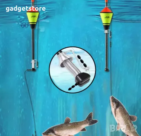 АВТОМАТИЧНА ПЛУВКА ЗА РИБОЛОВ - ЗАСИЧАНЕ НА РИБАТА БЕЗ ПРОПУСК, снимка 7 - Такъми - 48688881