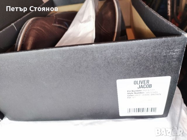 Елегантни мъжки клакрове от естествена кожа OLIVER JACOB №43, снимка 14 - Мъжки боти - 36762266