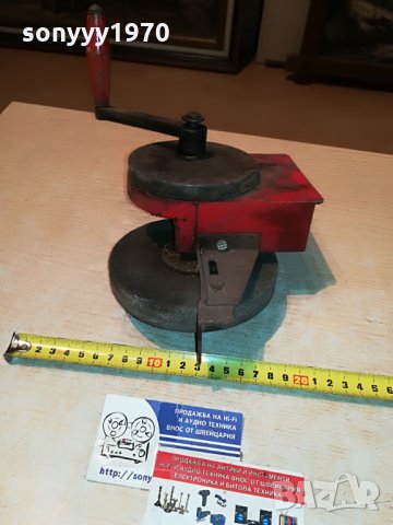 АНТИК-ръчен шмиргел 0107212014, снимка 6 - Антикварни и старинни предмети - 33393615