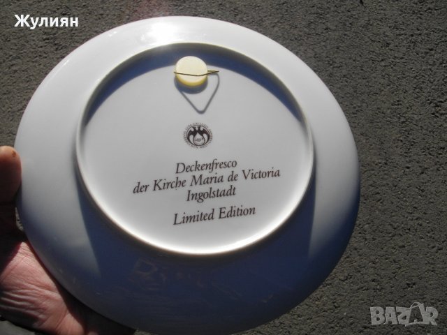 СТАРА ПОРЦЕЛАНОВА ЧИНИЯ ЗА СТЕНА, снимка 4 - Антикварни и старинни предмети - 39144022