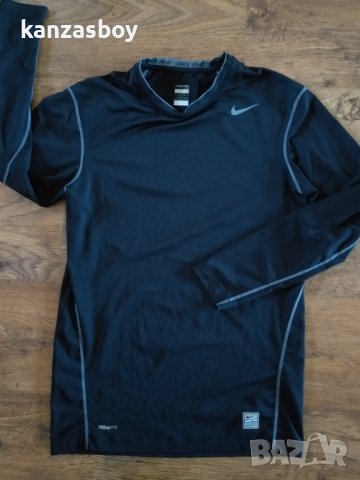 Nike Pro Men's Tight Fit Long-Sleeve Top - страхотна фитнес блуза , снимка 3 - Спортни дрехи, екипи - 43078125