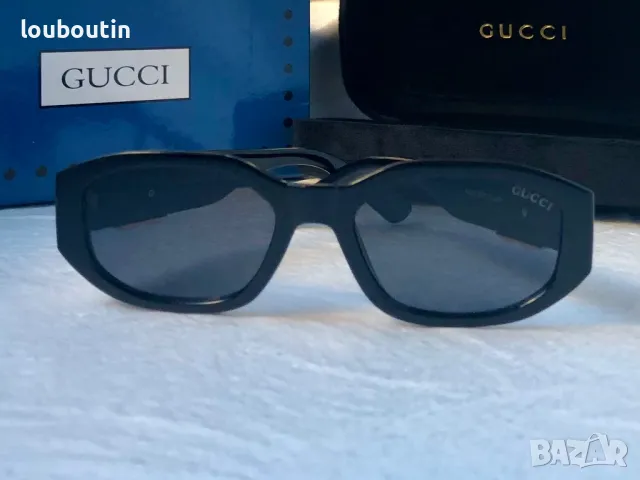 GUCCI с лого 1:1 дамски слънчеви очила елипса 2 цвята овални кръглин, снимка 10 - Слънчеви и диоптрични очила - 47695562