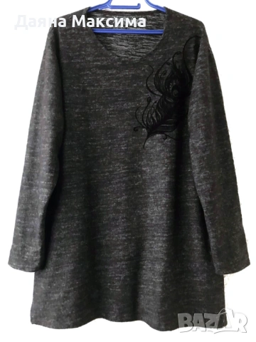 Топъл блузон 2ХЛ 💜 намаление 6€, снимка 2 - Туники - 53307343