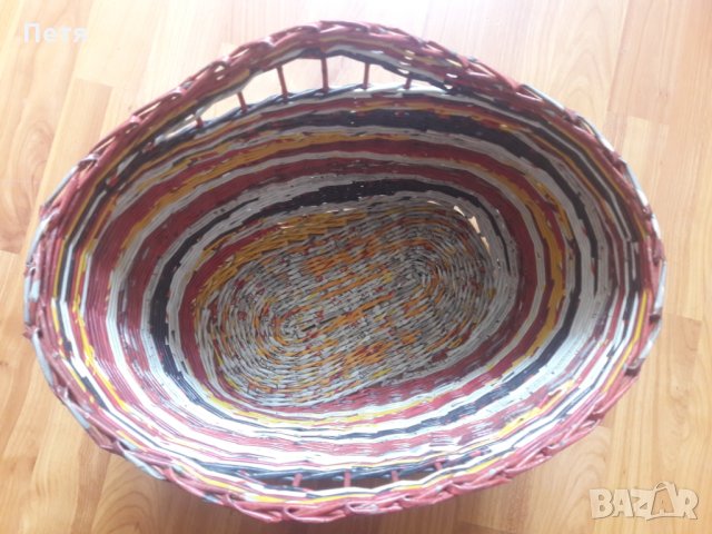 Плетен кош, снимка 2 - Декорация за дома - 28899593