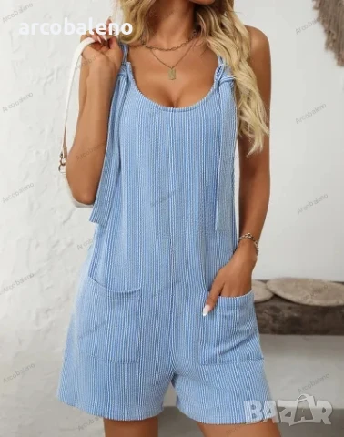 Дамски моден къс гащеризон, 10цвята , снимка 2 - Гащеризони - 51196871