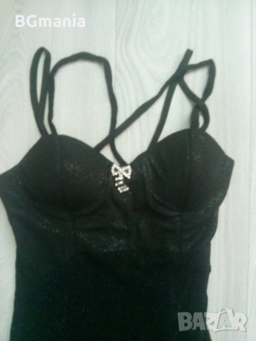 Официална дълга рокля с горнище тип болеро размер С, снимка 5 - Рокли - 27380344