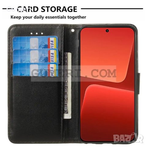 Тефтер "Wallet" за Xiaomi Redmi Note 12, снимка 6 - Калъфи, кейсове - 40807977