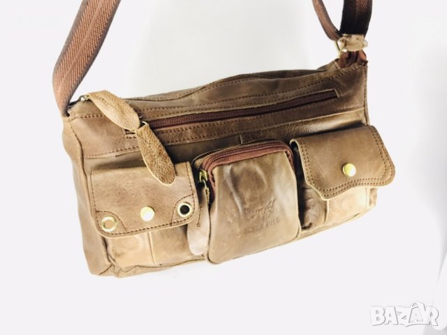 Луксозна Мъжка чанта Телешка кожа Арт Vinatge Lux Bag Топ ЦЕНА !, снимка 8 - Чанти - 26344778