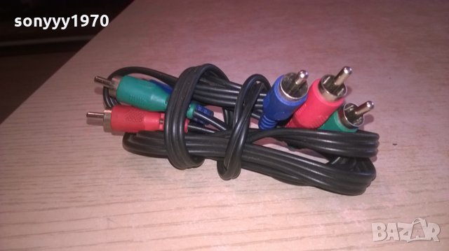 ЧИНЧОВЕ КАБЕЛ 1.2М-ЗЕЛЕН СИН ЧЕРВЕН Х2, снимка 6 - Други - 28021501