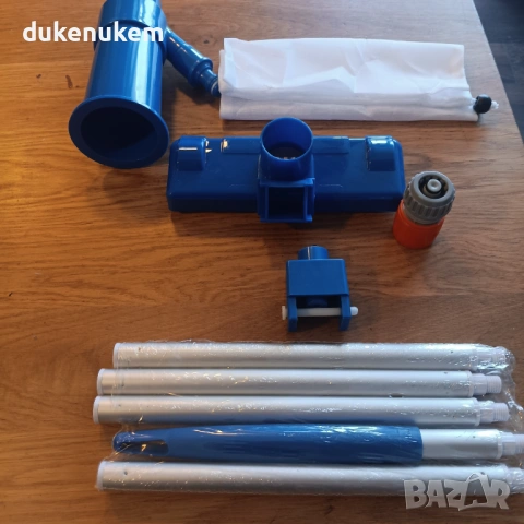 Прахосмукачка за почистване на басейн – без ток, с градински маркуч, снимка 7 - Басейни и аксесоари - 53333475