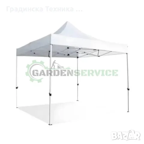 Градинска шатра тип хармоника 3 х 3 метра, снимка 1