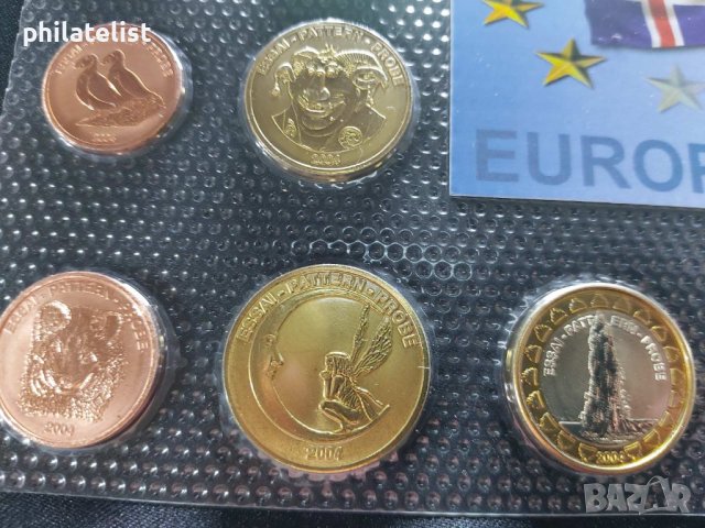 Пробен Евро сет - Исландия 2004, снимка 3 - Нумизматика и бонистика - 43188123